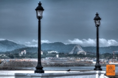 Puente de las Americas desde la Plaza Francia